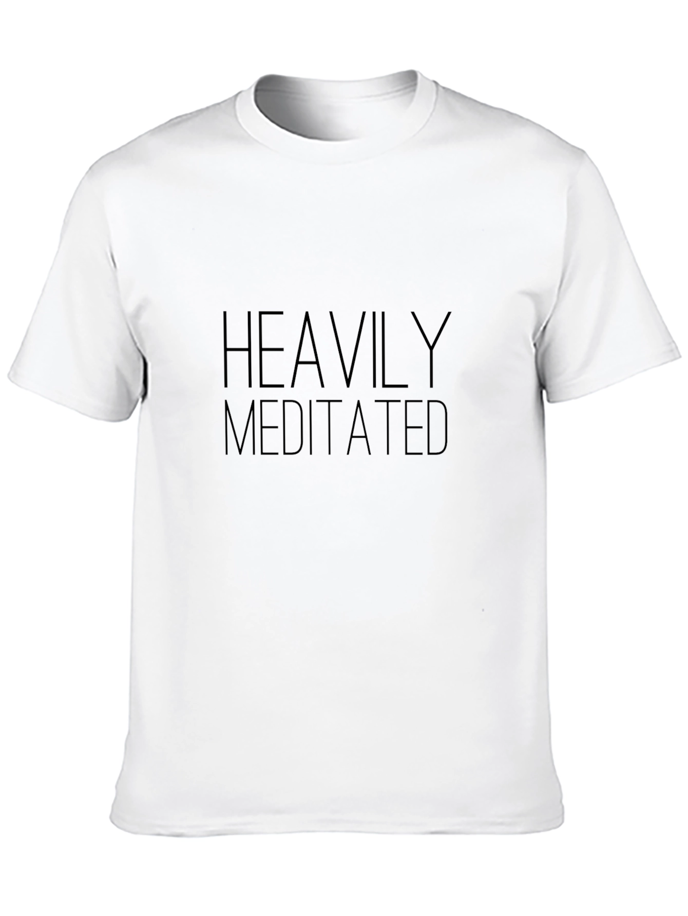 Heavily Meditated Black T-Shirt
