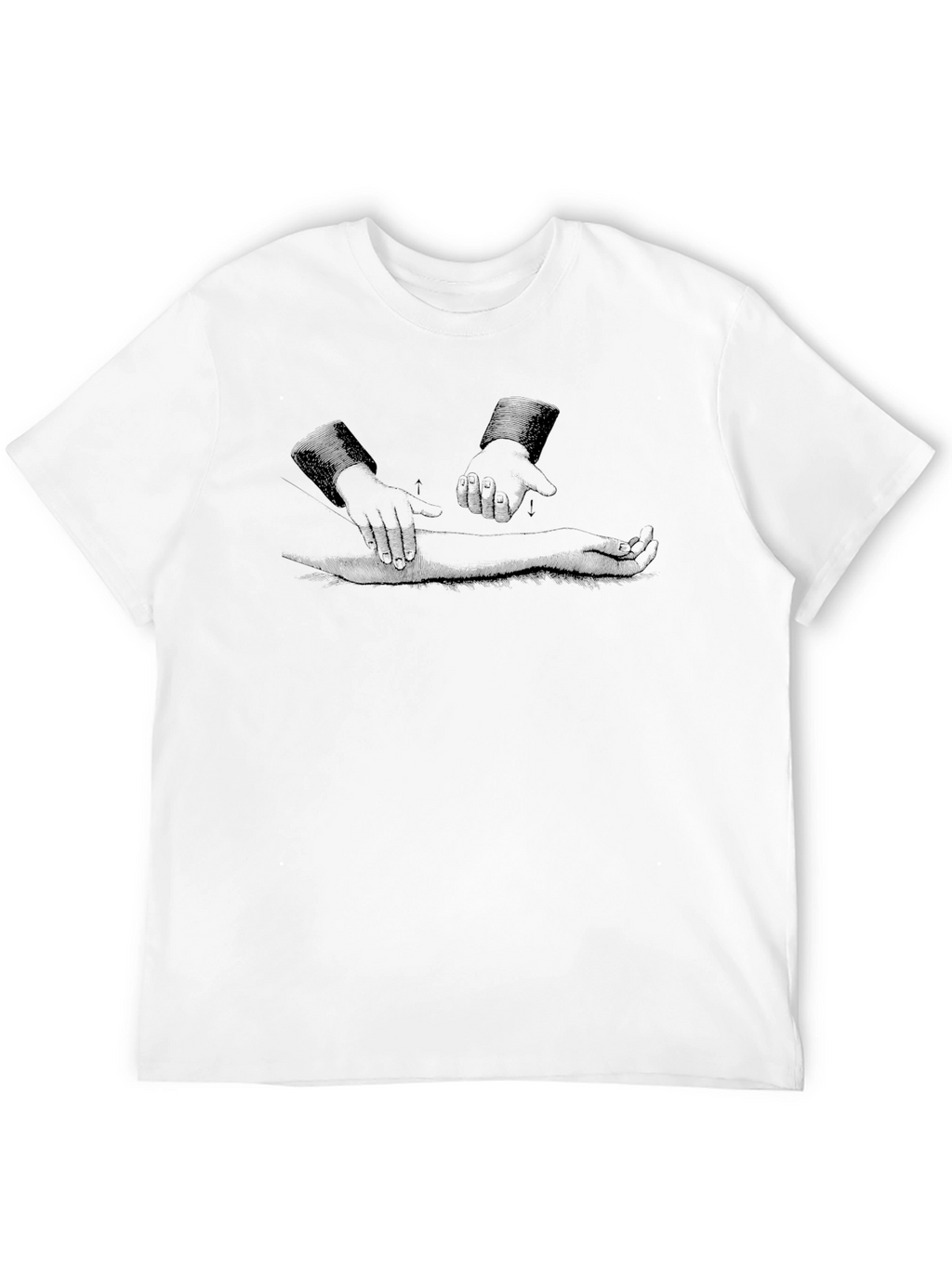 Unique Graphic Print Black T-Shirt