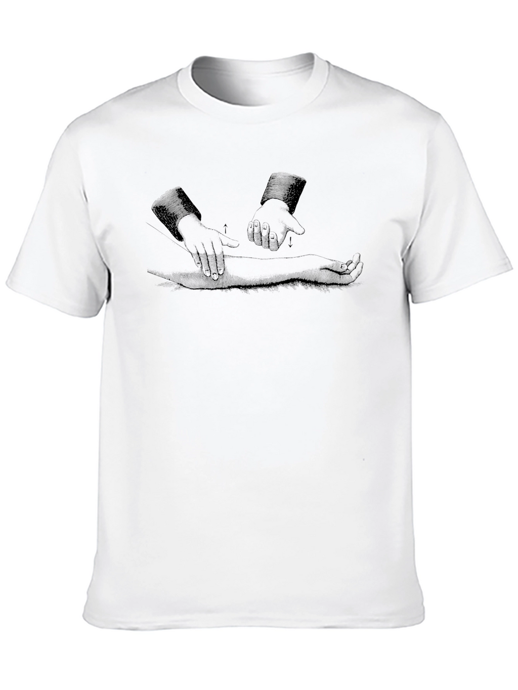 Unique Graphic Print Black T-Shirt