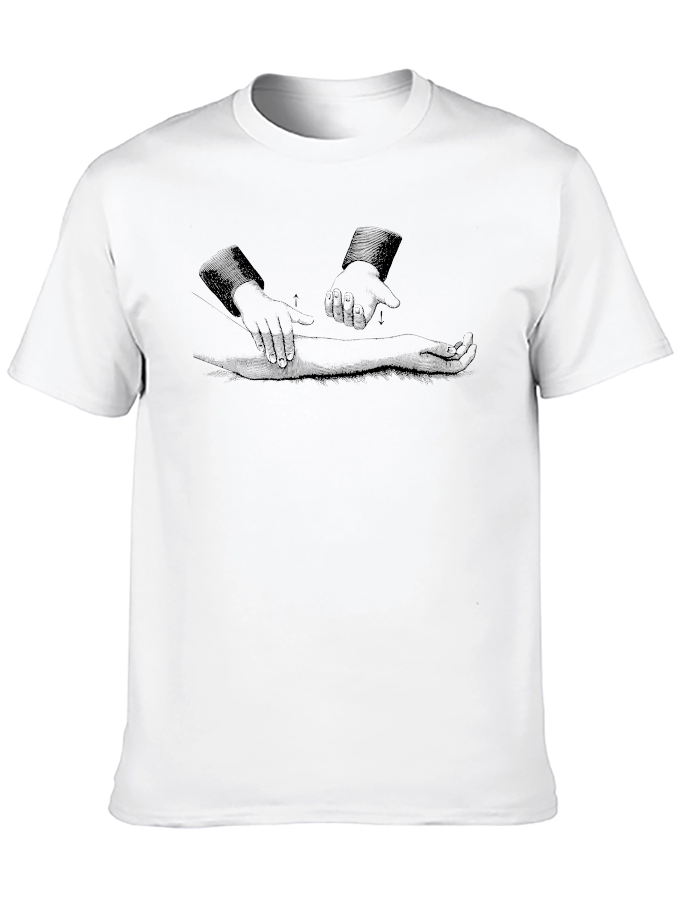 Unique Graphic Print Black T-Shirt