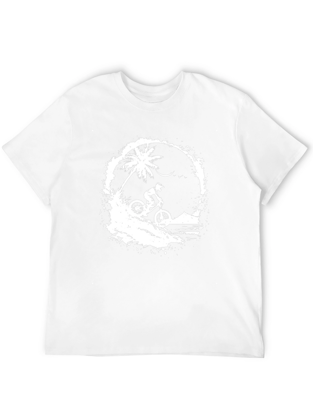 Mountain Bike T-Shirt - Palm Tree Graphic Tee