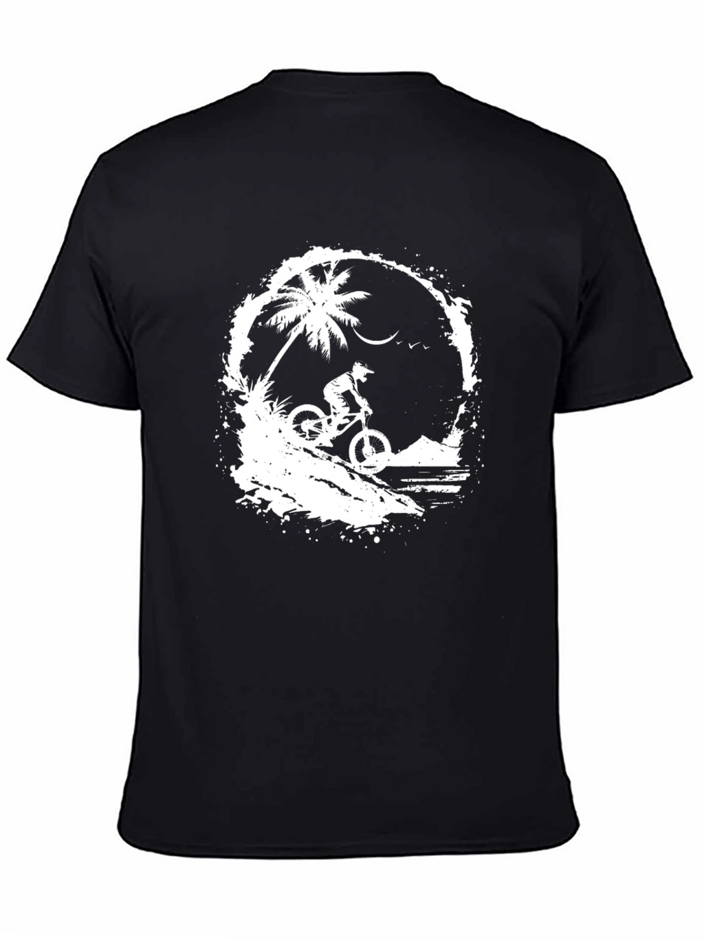 Mountain Bike T-Shirt - Palm Tree Graphic Tee