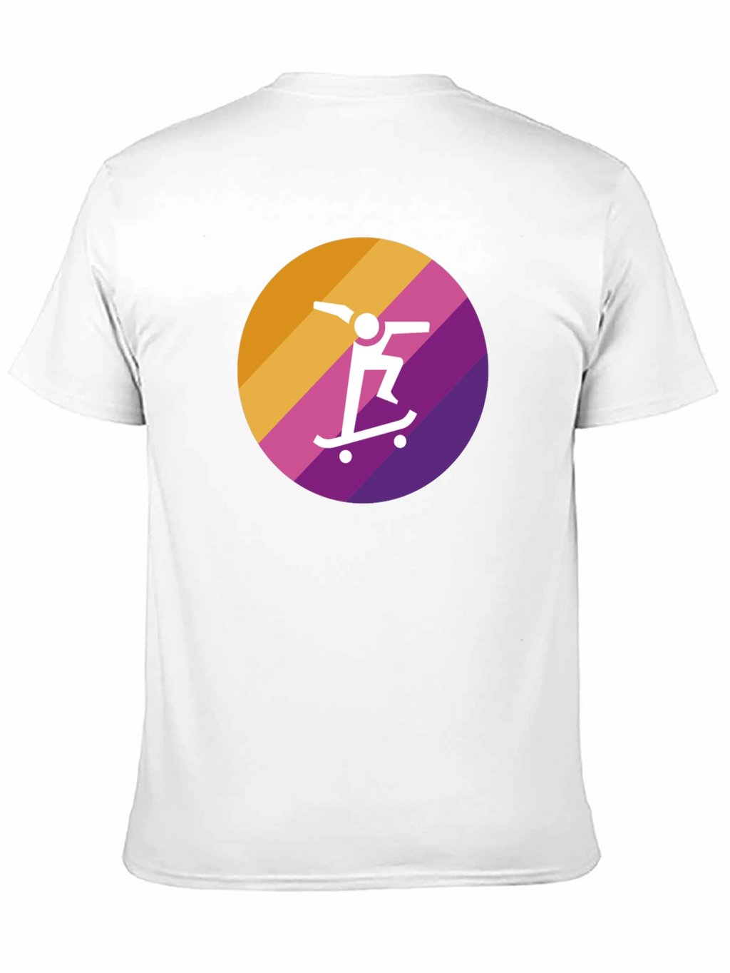Skateboarder Graphic Tee - Black Cotton Blend