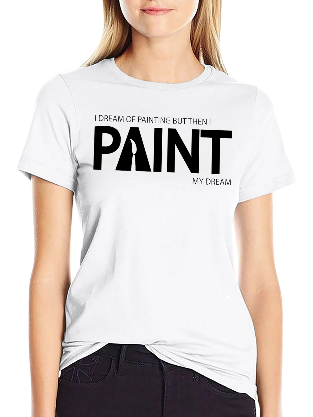 Painters Dream T-Shirt - Black Graphic Tee