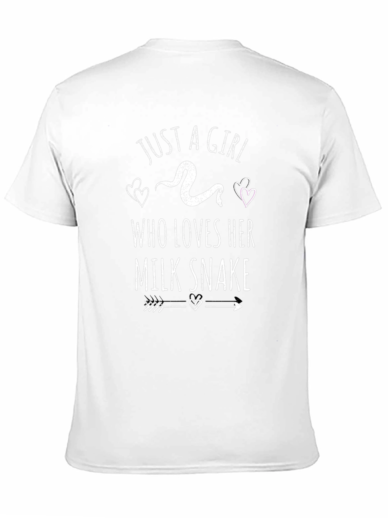 Just A Girl Who Loves Her Milk Snake Graphic Tee