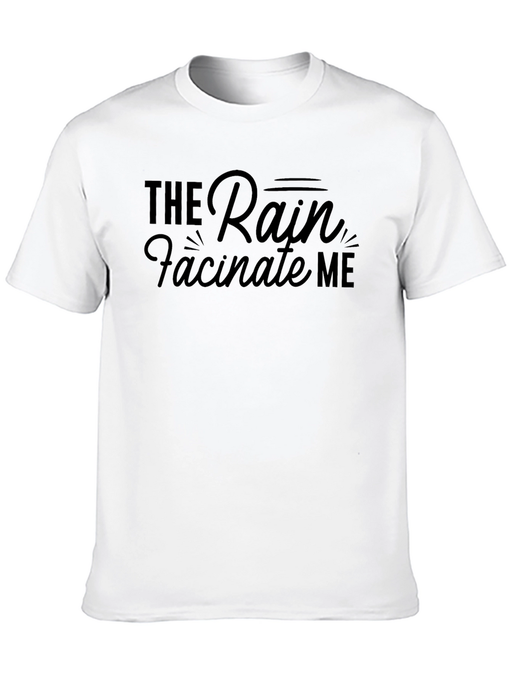 The Rain Fascinate Me Black T-Shirt