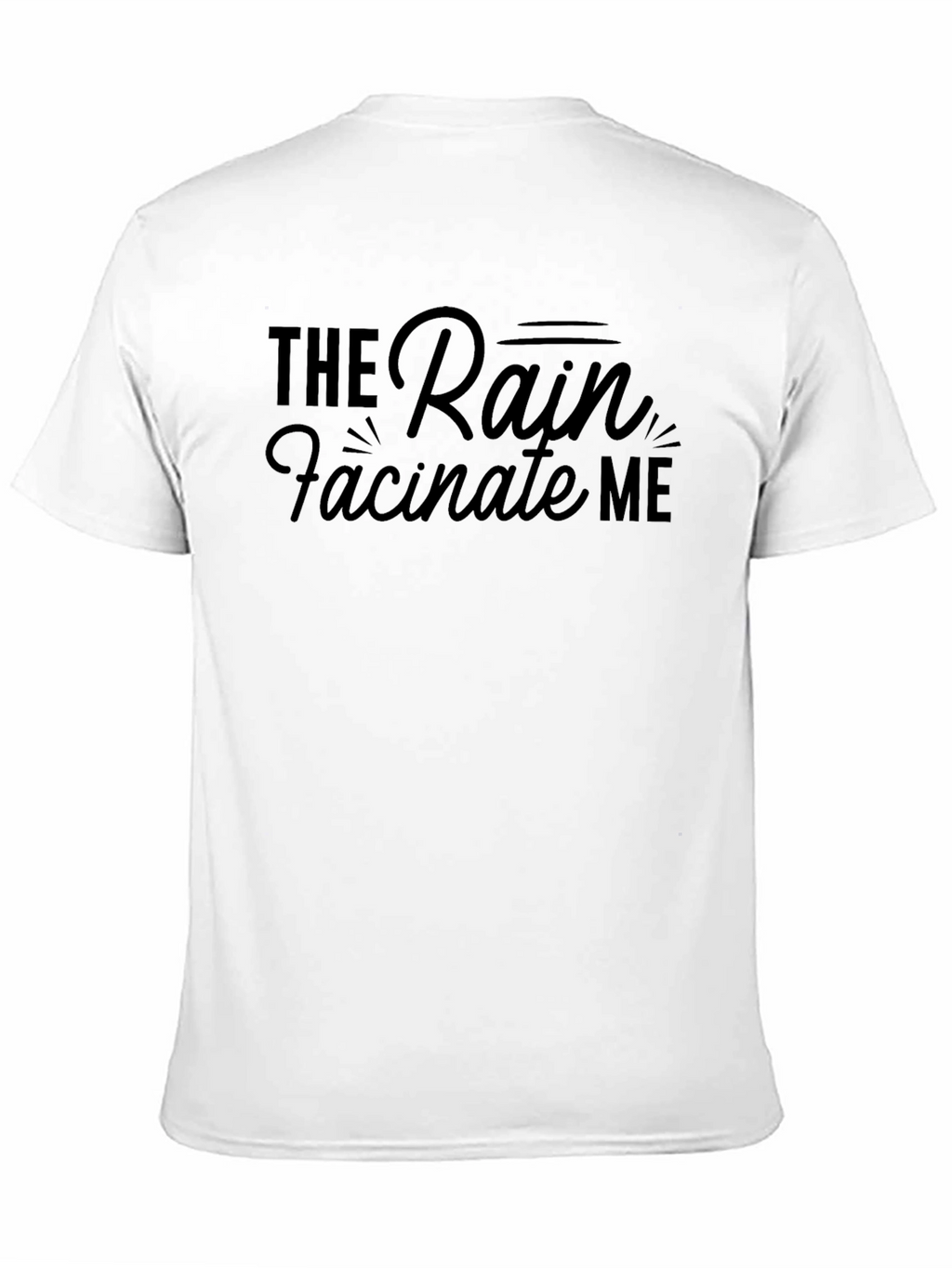 The Rain Fascinate Me Black T-Shirt