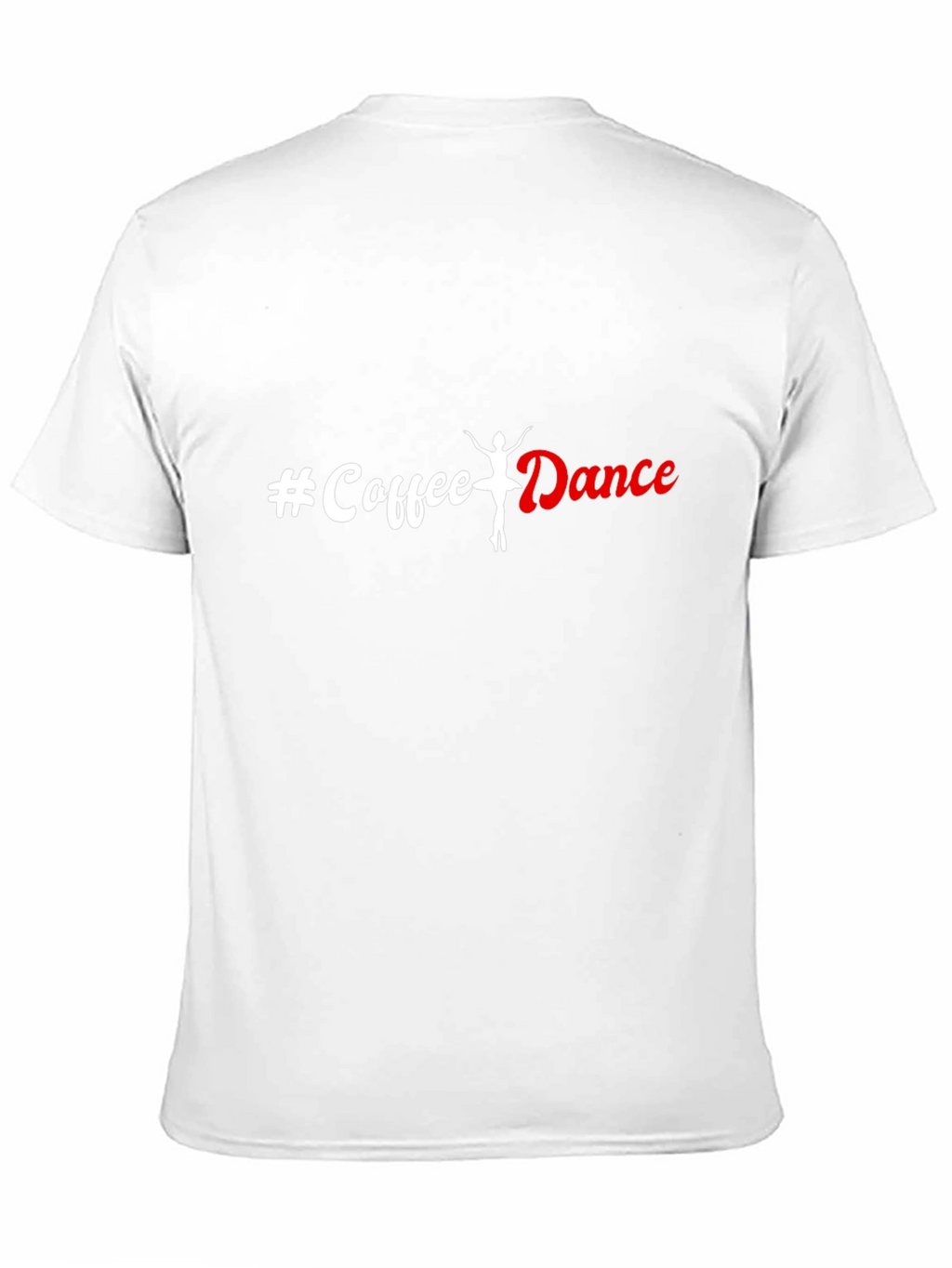 Coffee Dance Graphic Tee - Black Cotton Casual