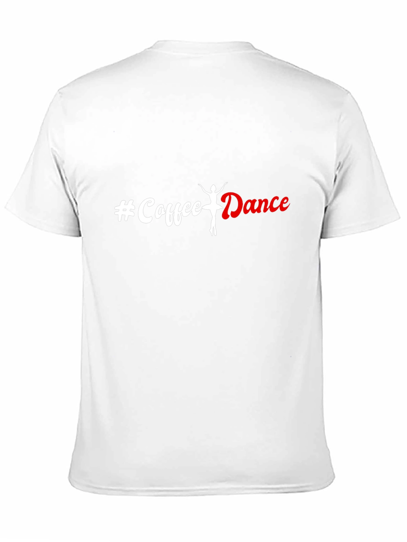 Coffee Dance Graphic Tee - Black Cotton Casual