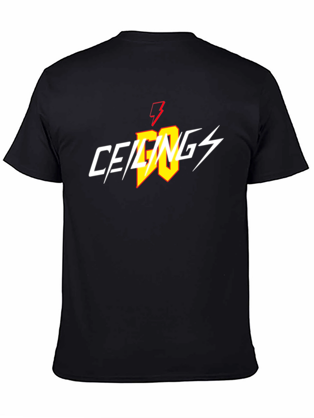 Ceilings Lightning Bolt Black T-Shirt