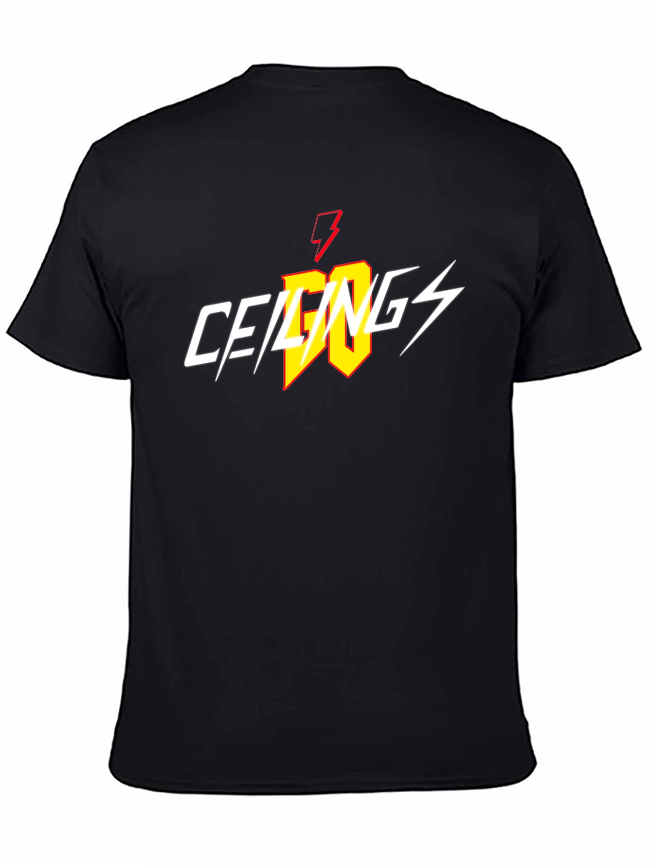 Ceilings Lightning Bolt Black T-Shirt