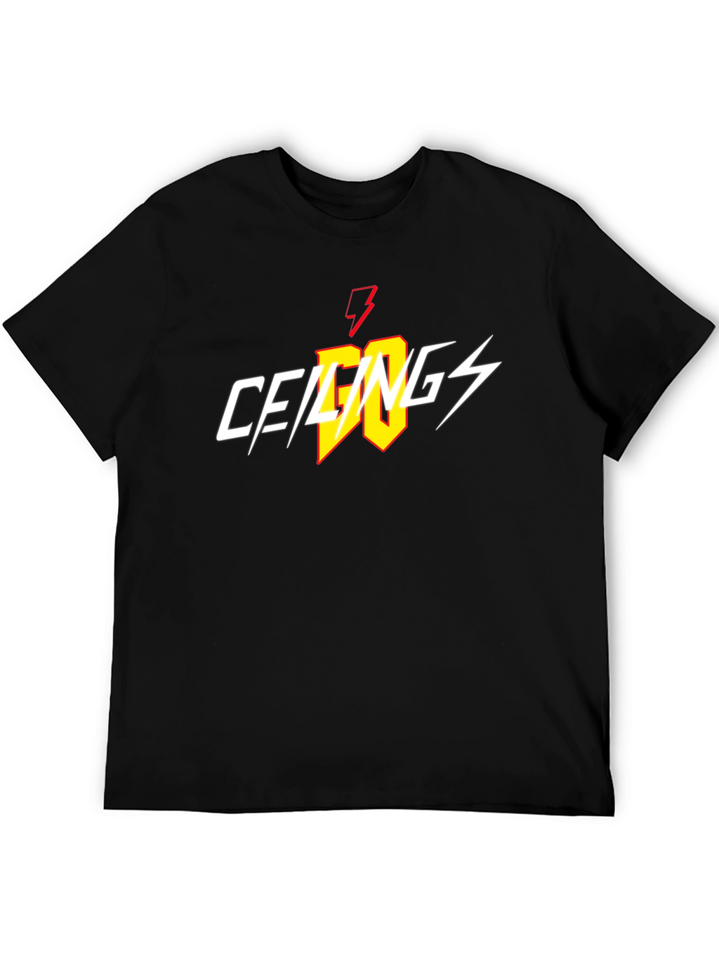 Ceilings Lightning Bolt Black T-Shirt
