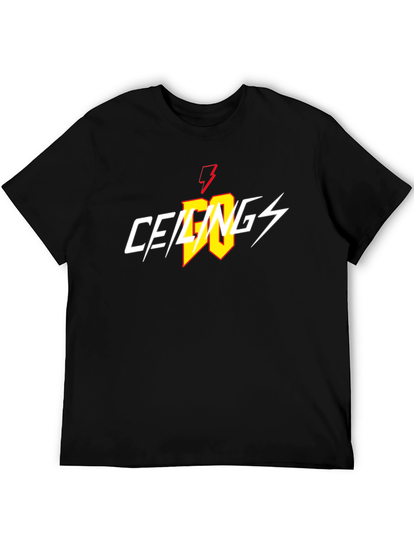 Ceilings Lightning Bolt Black T-Shirt