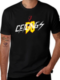 Ceilings Lightning Bolt Black T-Shirt