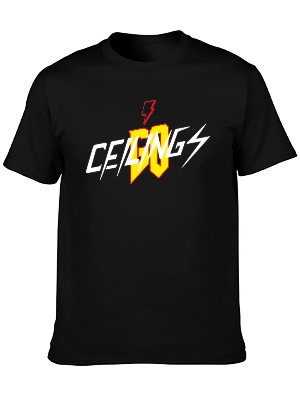 Ceilings Lightning Bolt Black T-Shirt