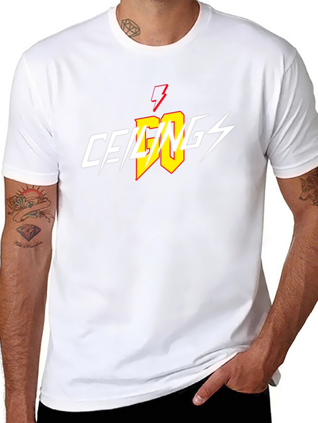 Ceilings Lightning Bolt Black T-Shirt
