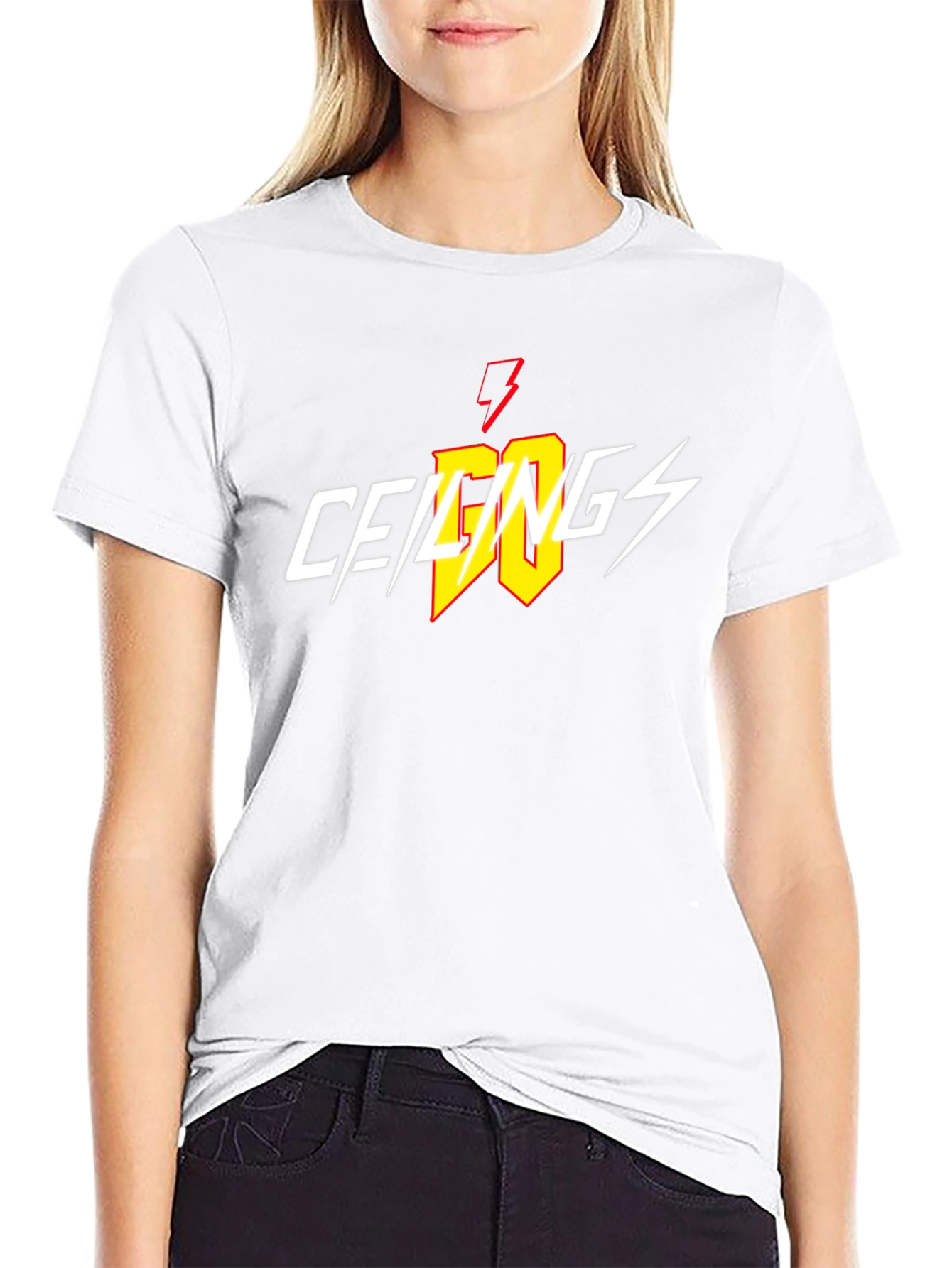 Ceilings Lightning Bolt Black T-Shirt