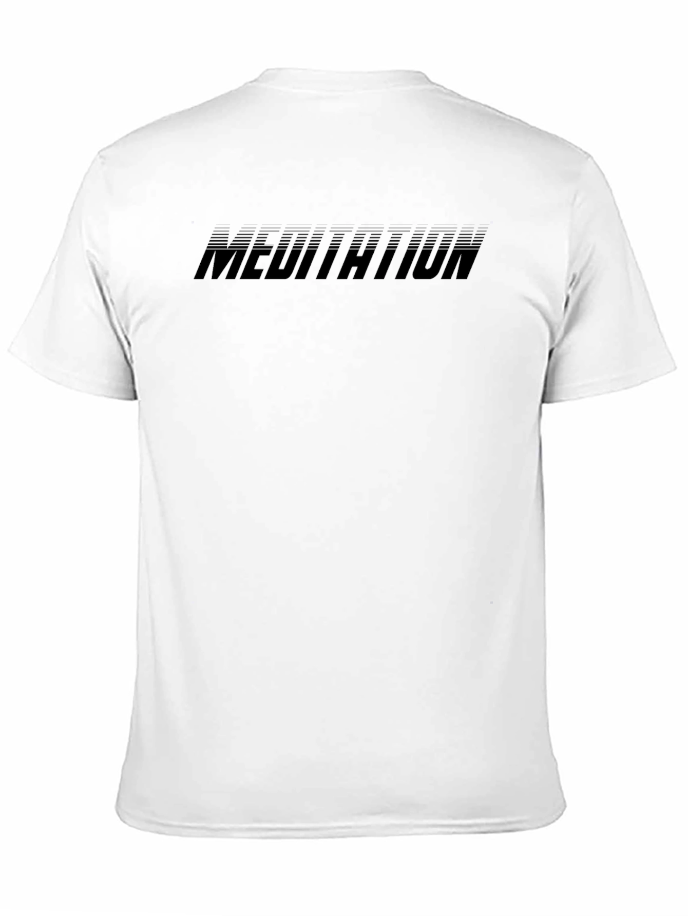 Meditation Black Graphic Tee - Zen Vibes