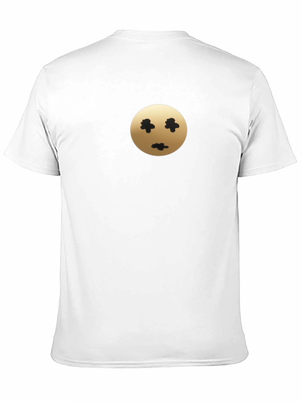 Mens Black T-Shirt with Unique Graphic Print