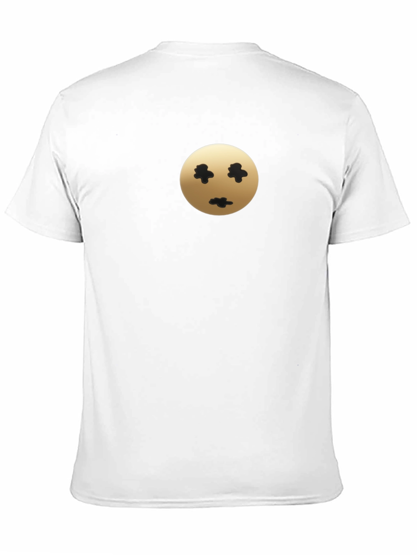 Mens Black T-Shirt with Unique Graphic Print