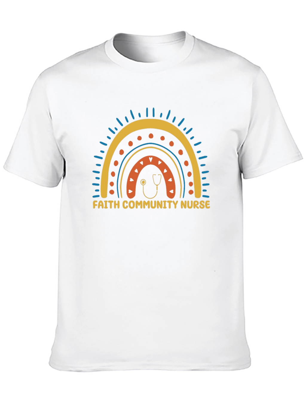 Faith Community Nurse Rainbow T-Shirt