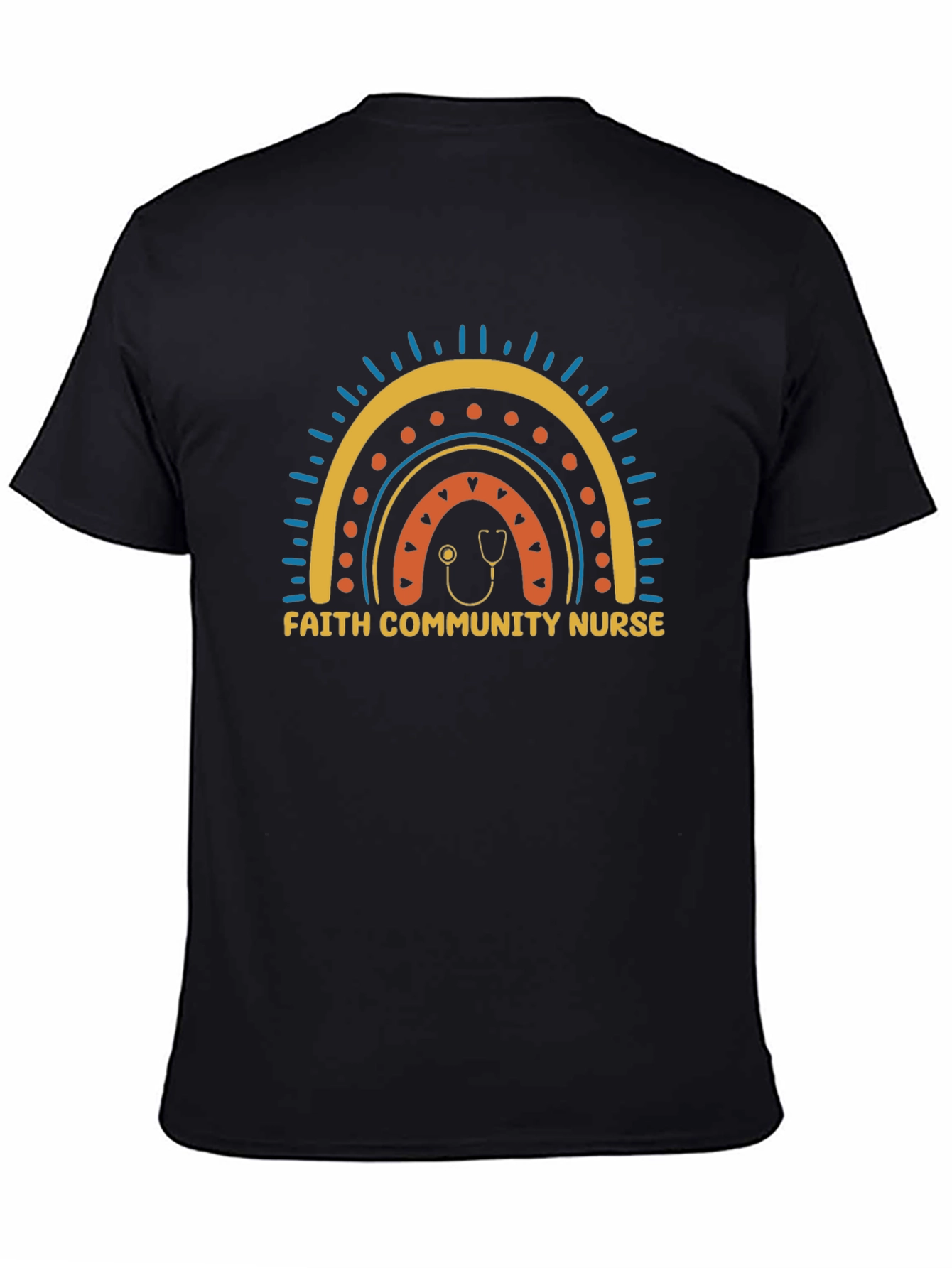 Faith Community Nurse Rainbow T-Shirt