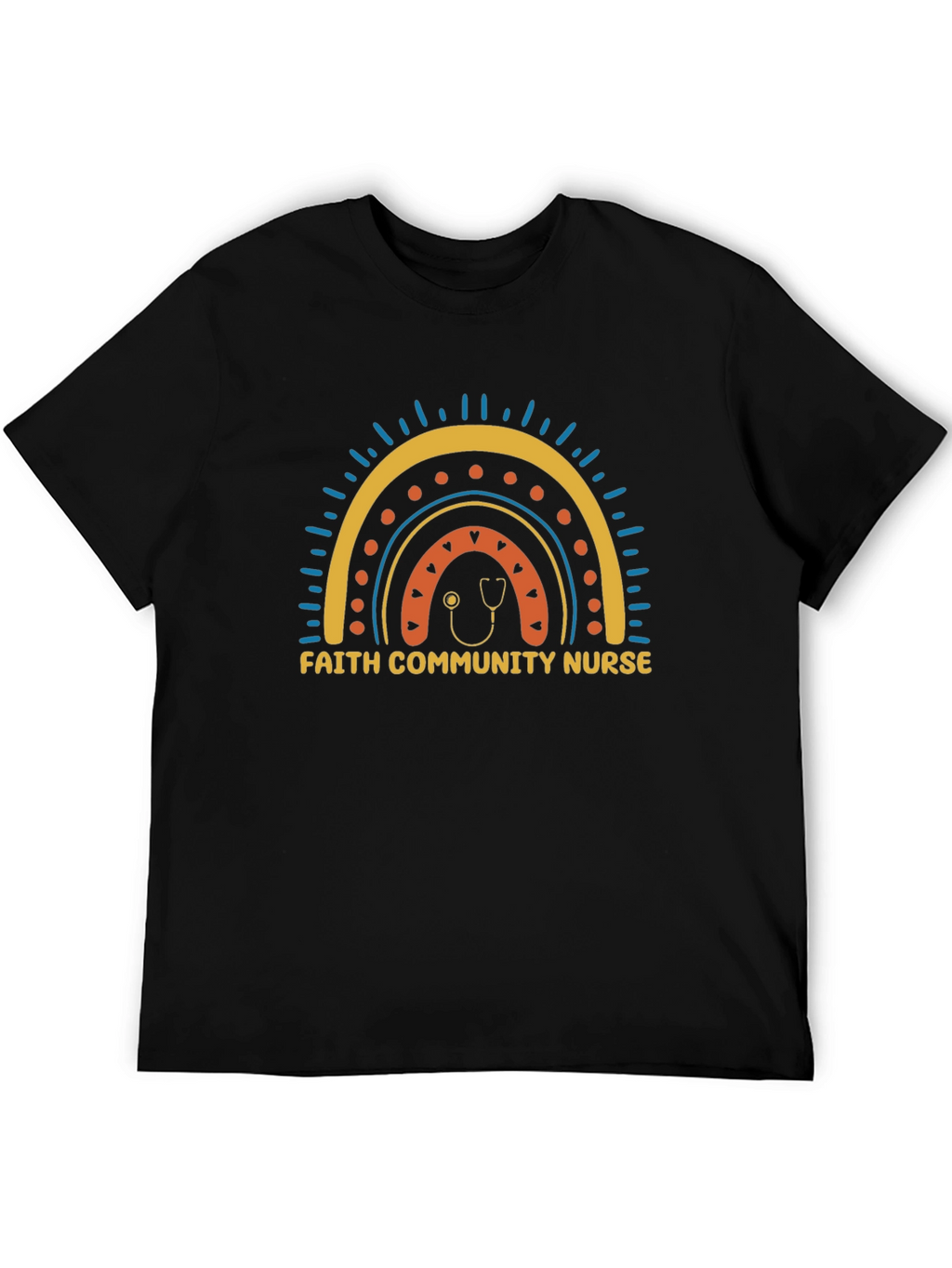Faith Community Nurse Rainbow T-Shirt