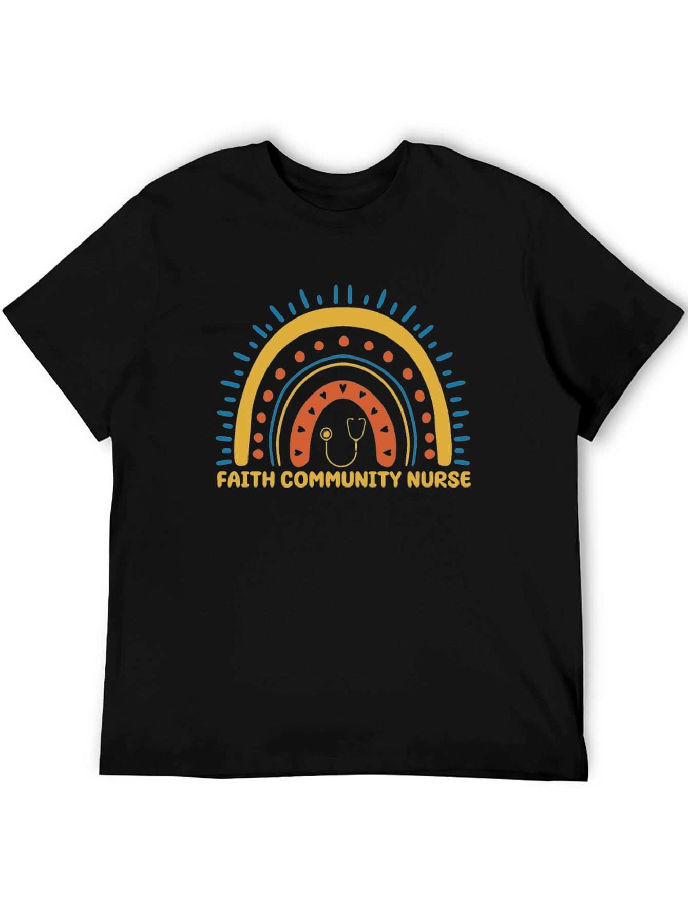 Faith Community Nurse Rainbow T-Shirt