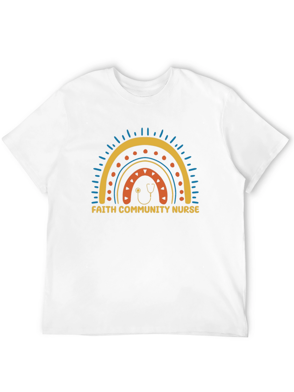 Faith Community Nurse Rainbow T-Shirt