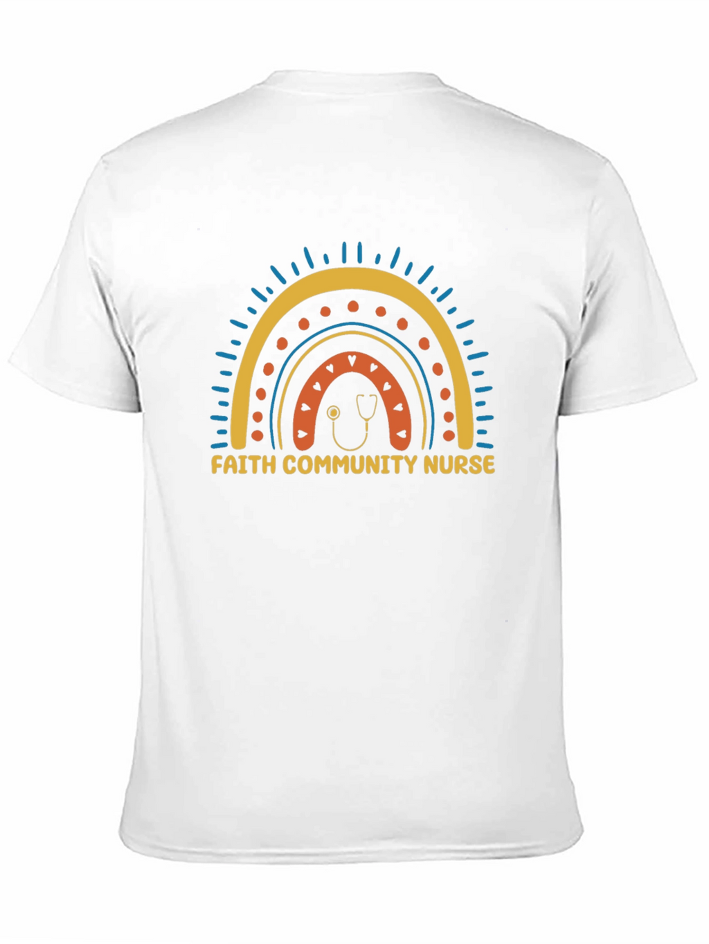 Faith Community Nurse Rainbow T-Shirt