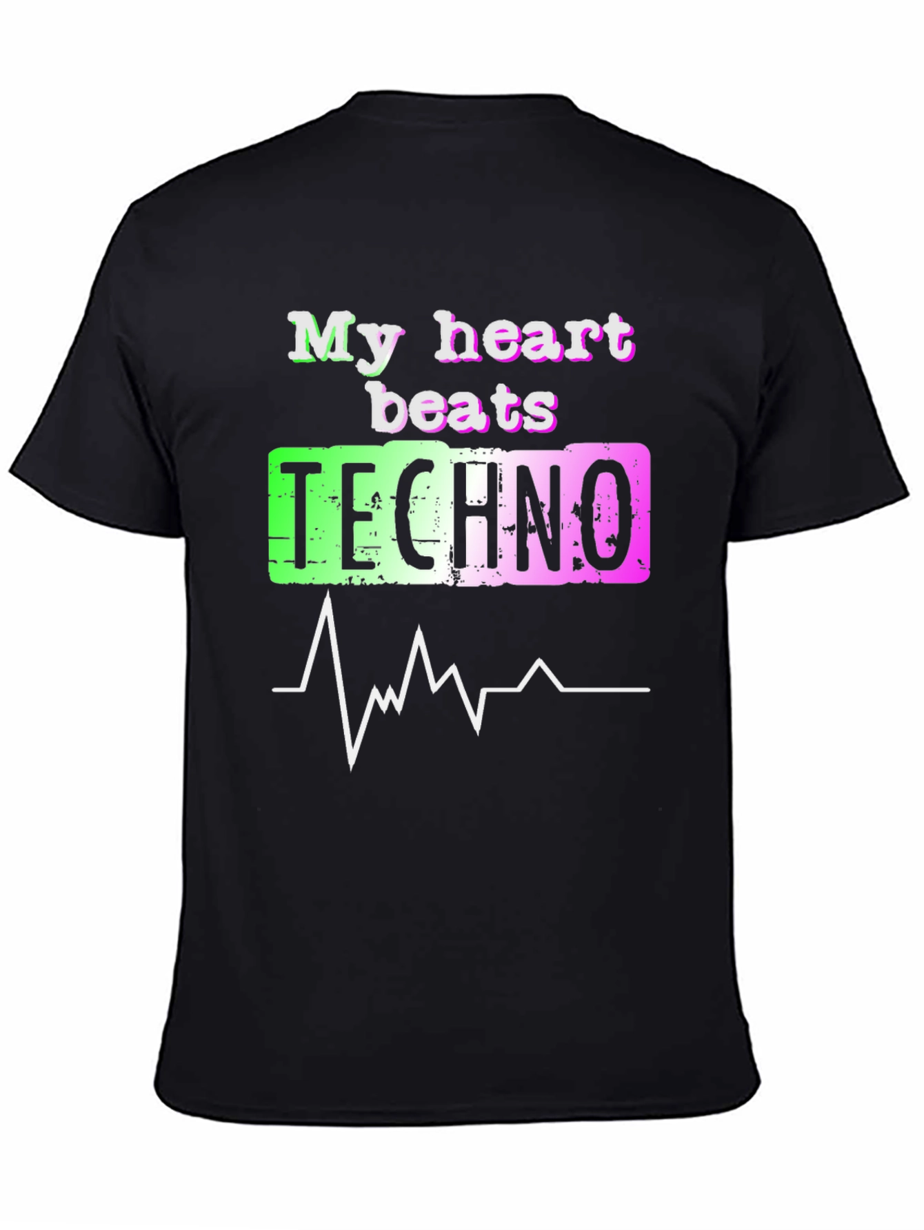 My Heart Beats Techno T-Shirt