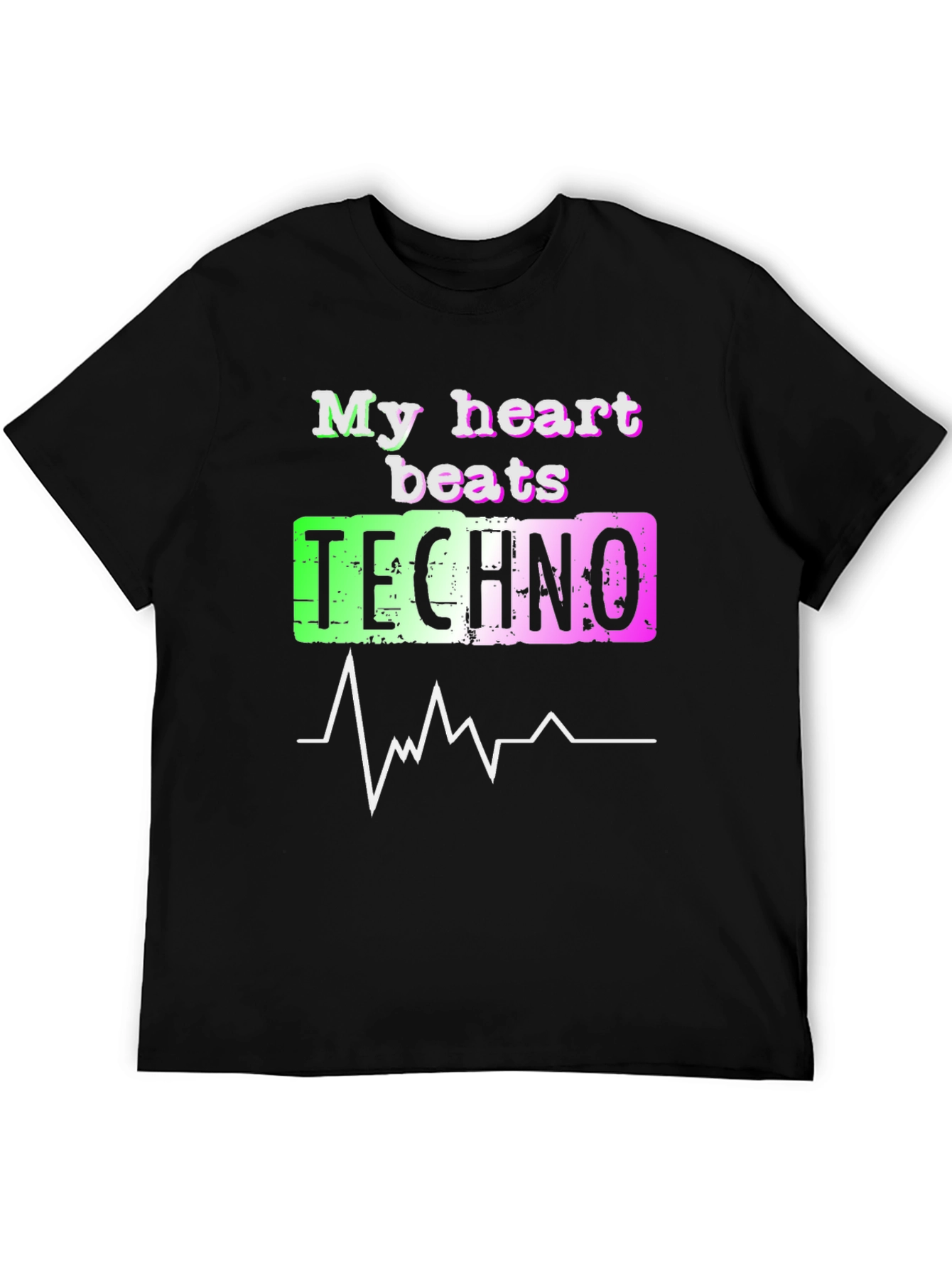 My Heart Beats Techno T-Shirt