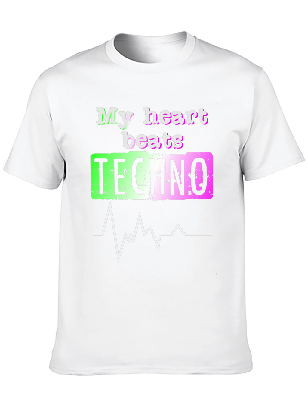 My Heart Beats Techno T-Shirt
