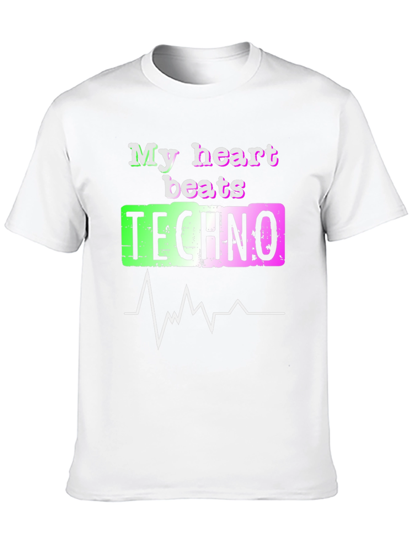 My Heart Beats Techno T-Shirt