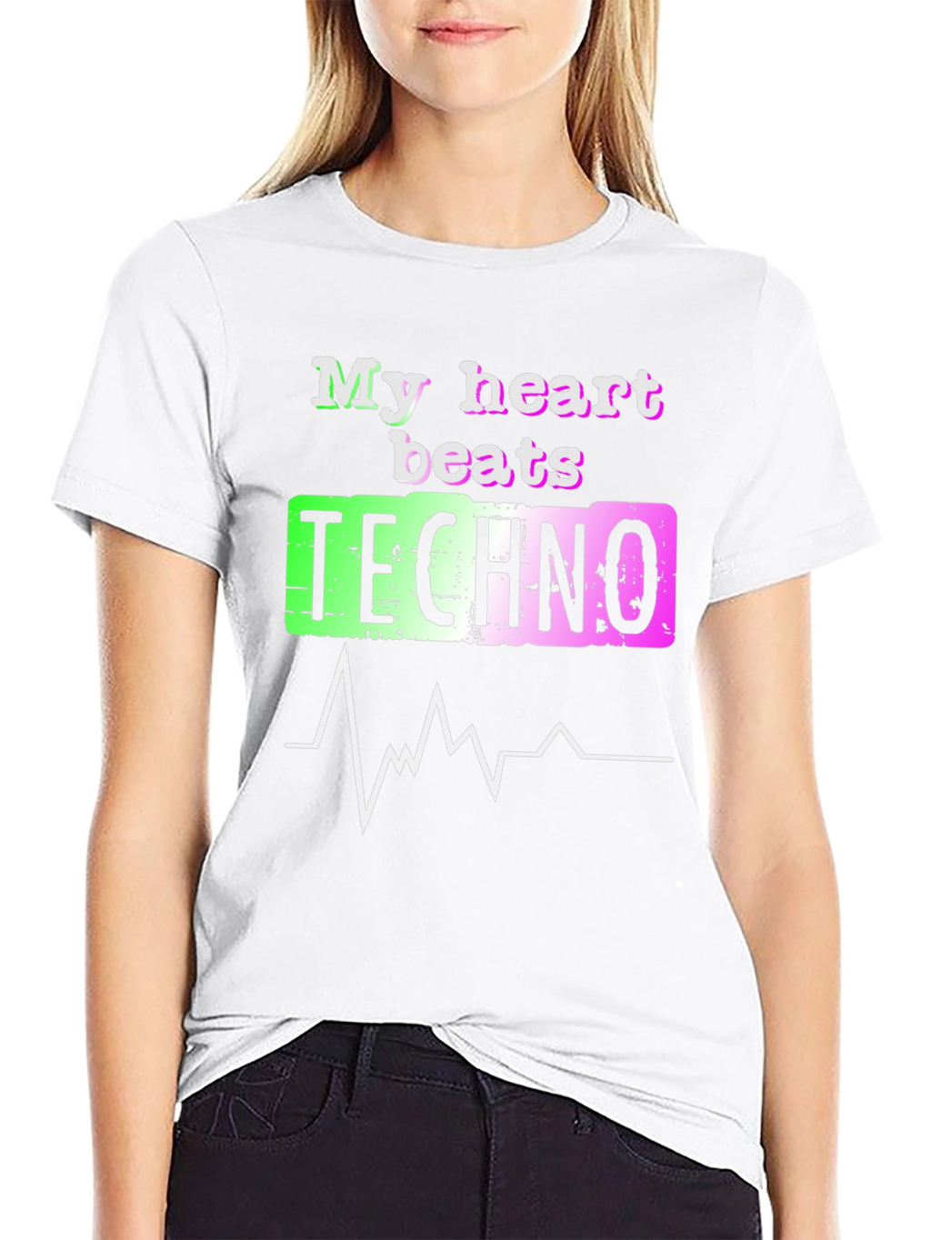 My Heart Beats Techno T-Shirt