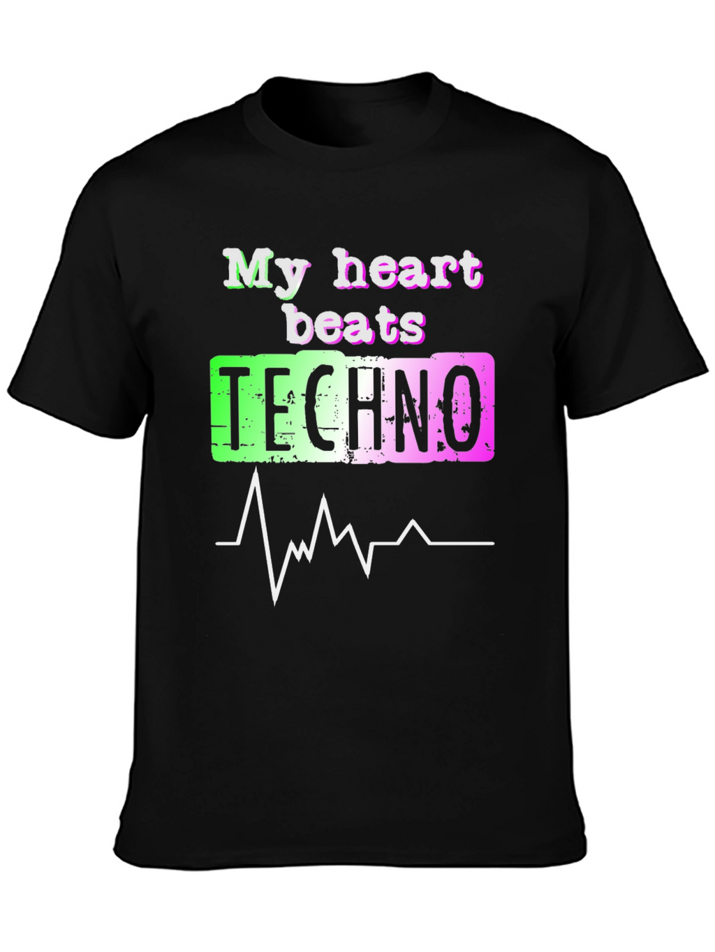 My Heart Beats Techno T-Shirt