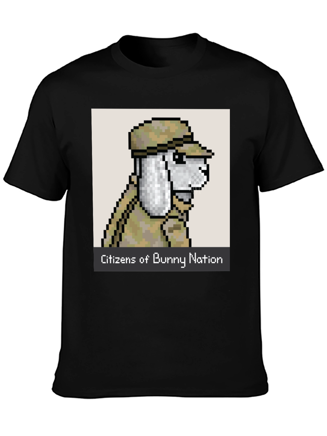 Citizens of Bunny Nation Pixel Art T-Shirt