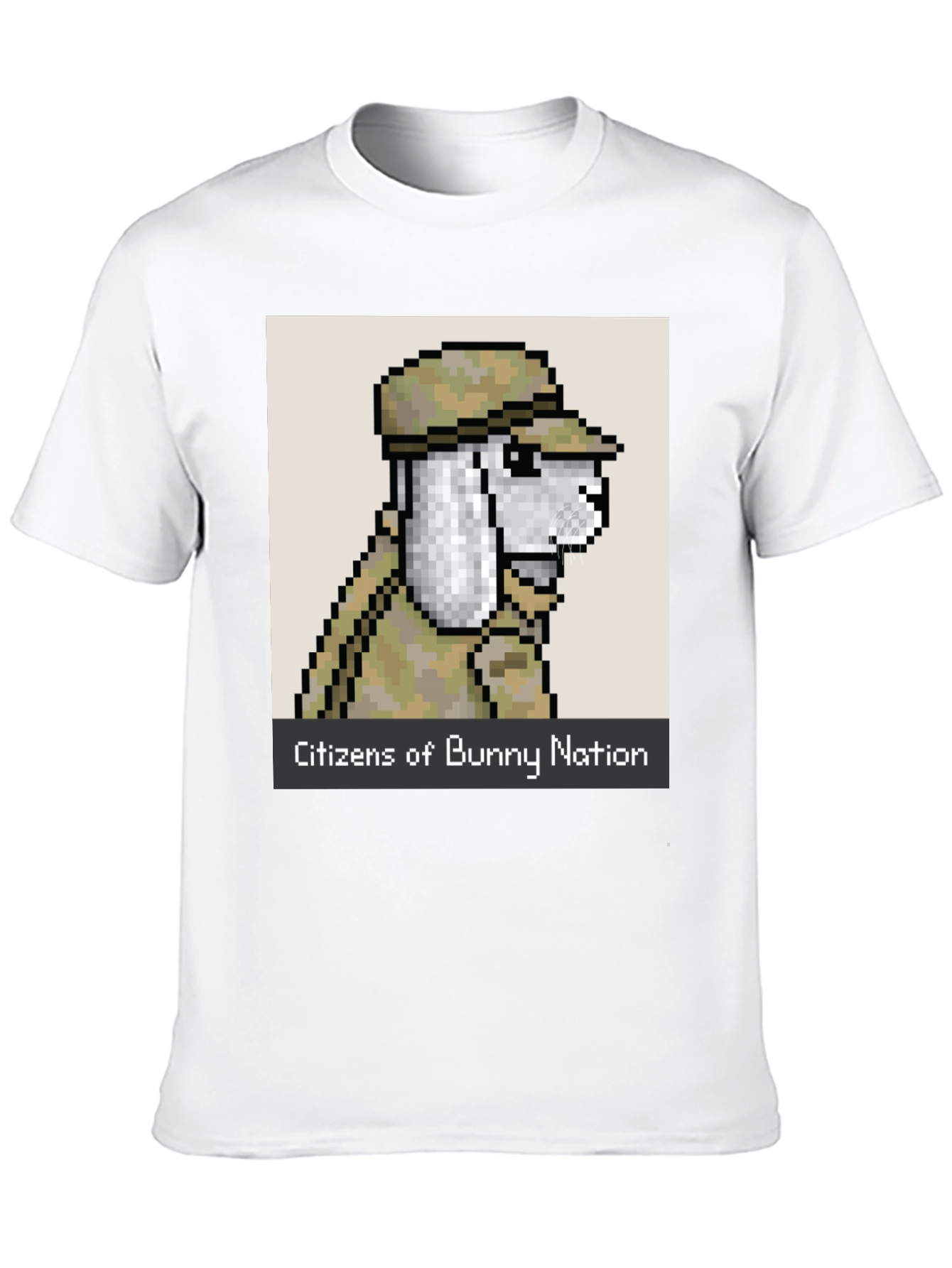 Citizens of Bunny Nation Pixel Art T-Shirt