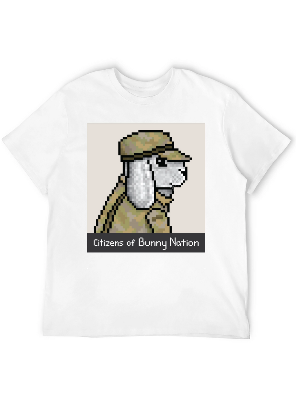 Citizens of Bunny Nation Pixel Art T-Shirt