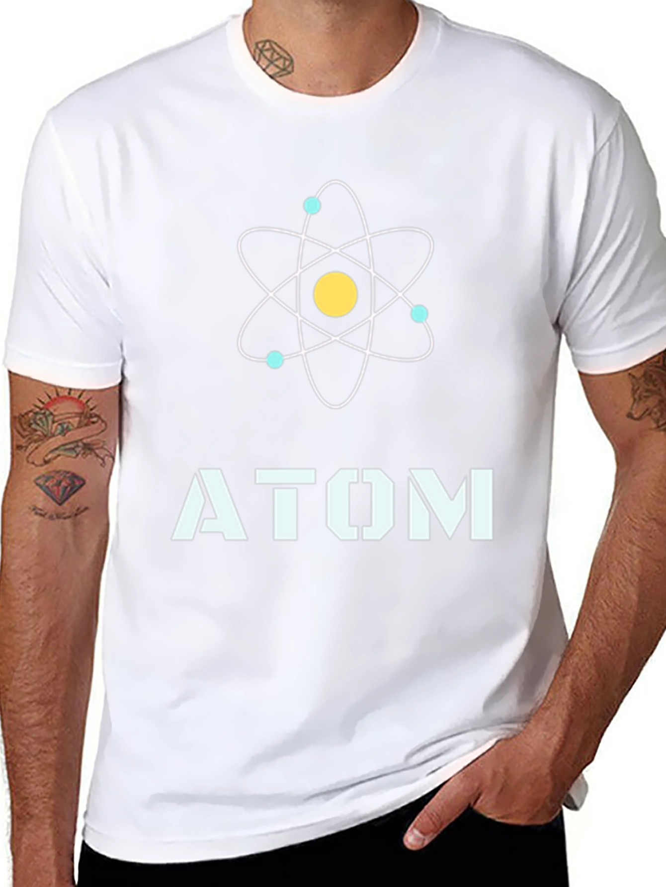 Atom Graphic T-Shirt - Science Style Tee