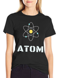 Atom Graphic T-Shirt - Science Style Tee