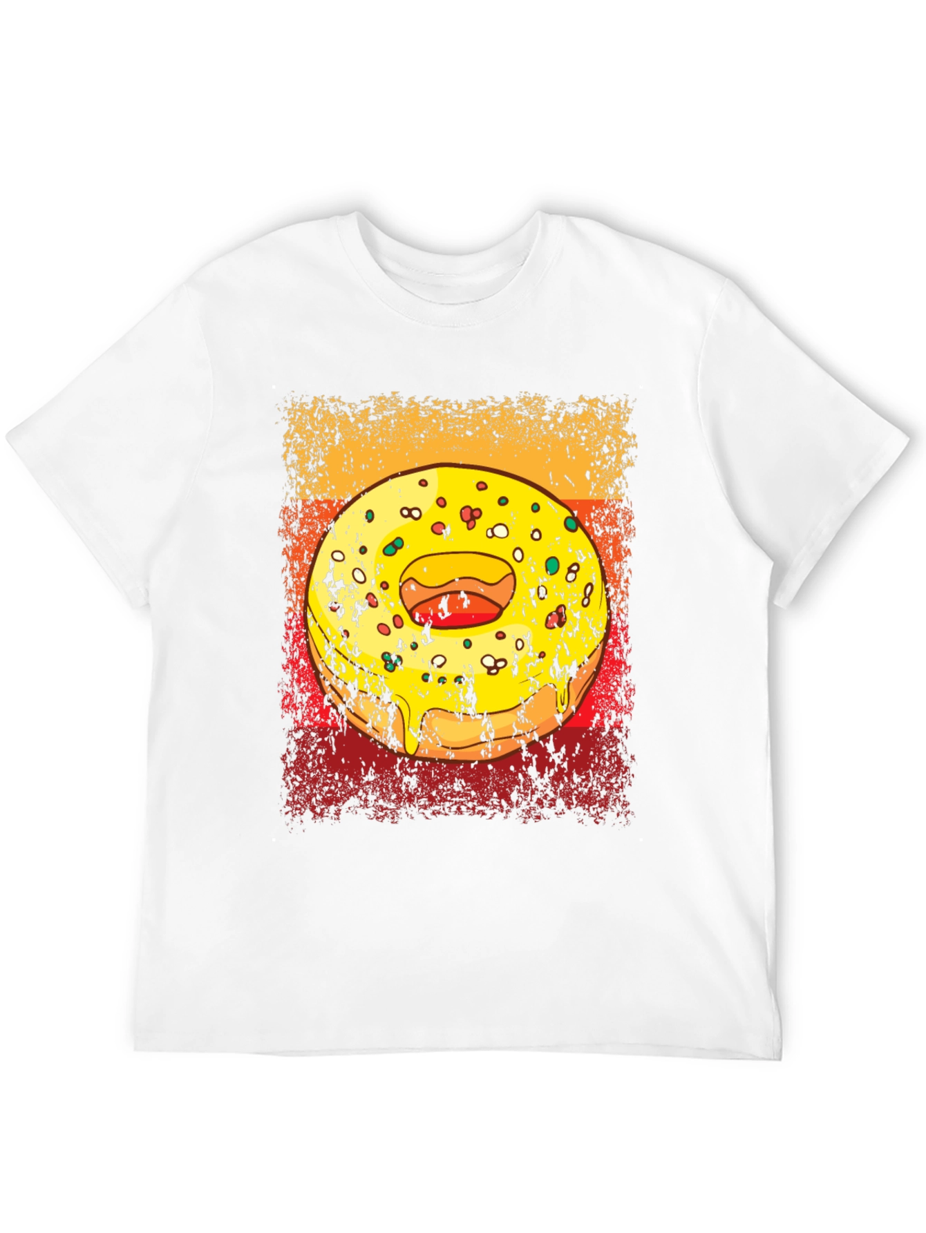 Donut Graphic Tee - Mens Black T-Shirt