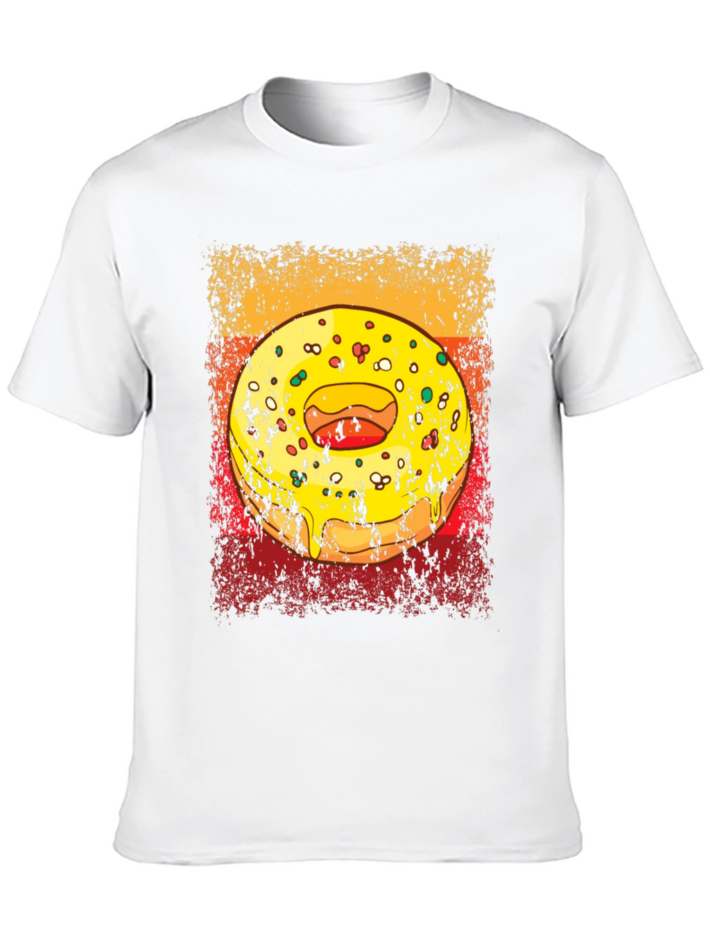 Donut Graphic Tee - Mens Black T-Shirt