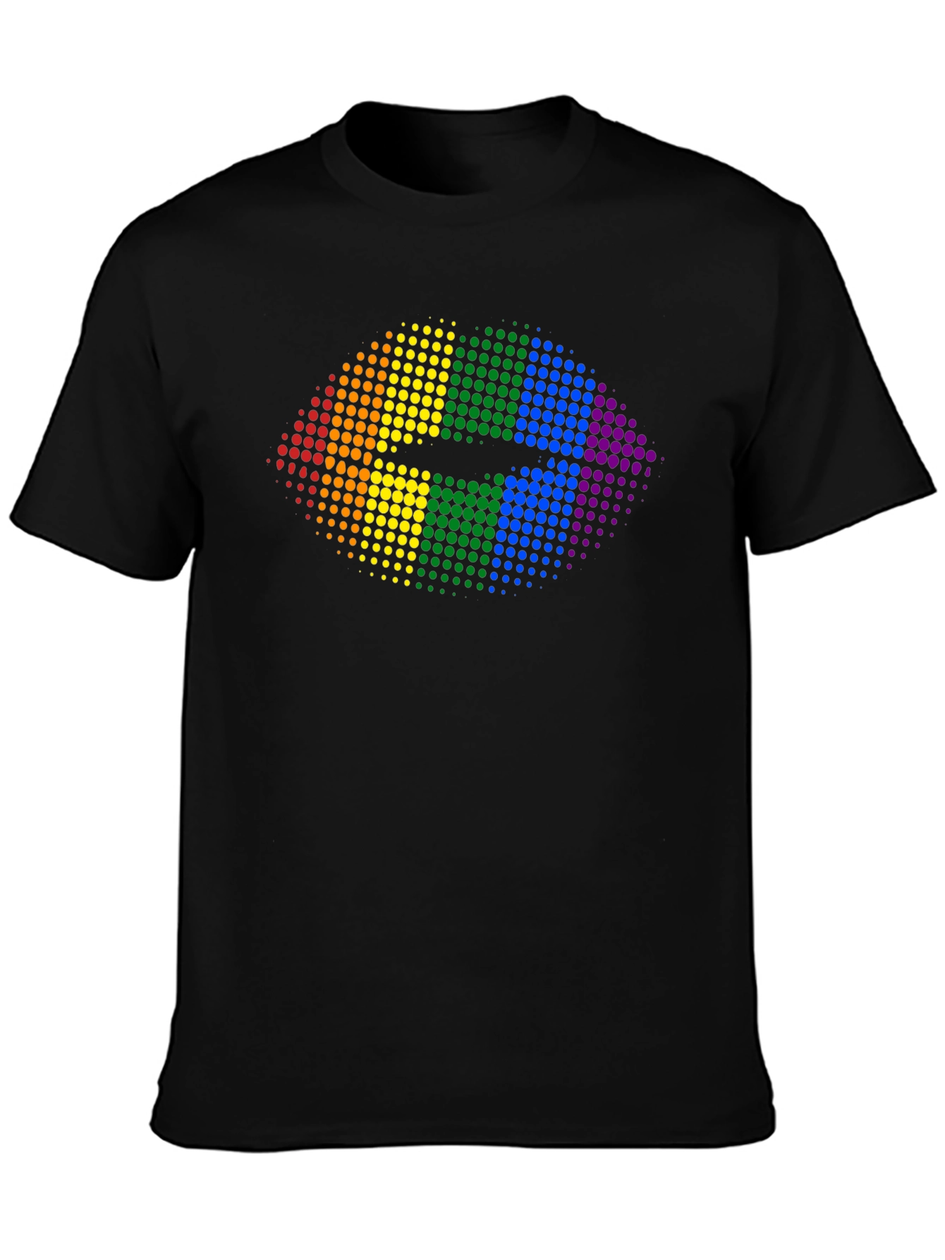 Rainbow Lips Graphic Tee - Pride Fashion