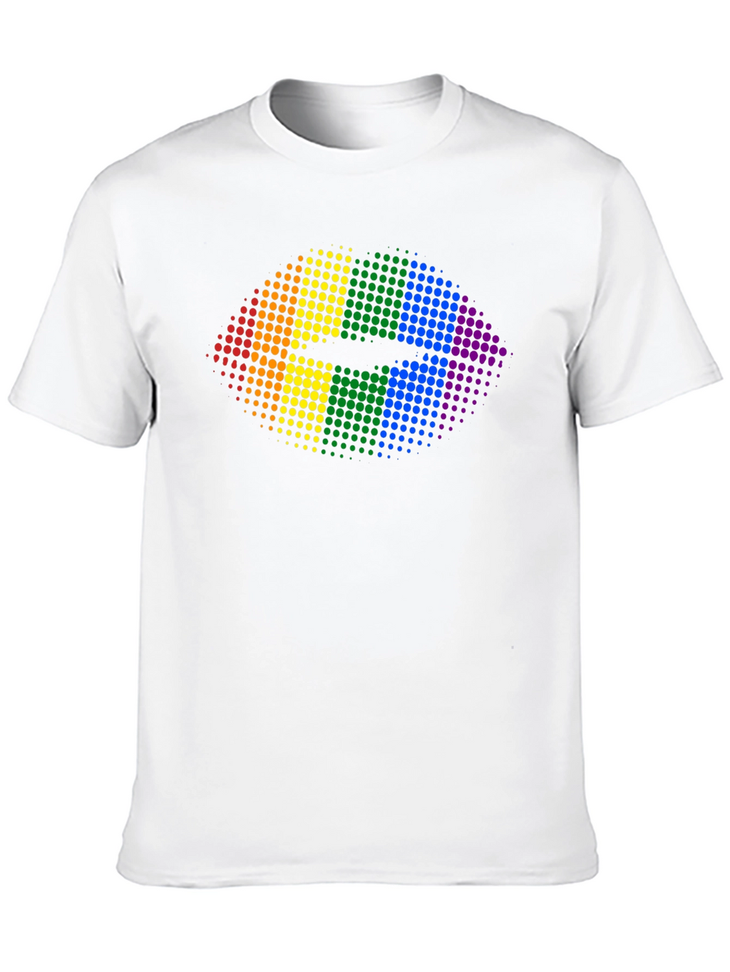 Rainbow Lips Graphic Tee - Pride Fashion