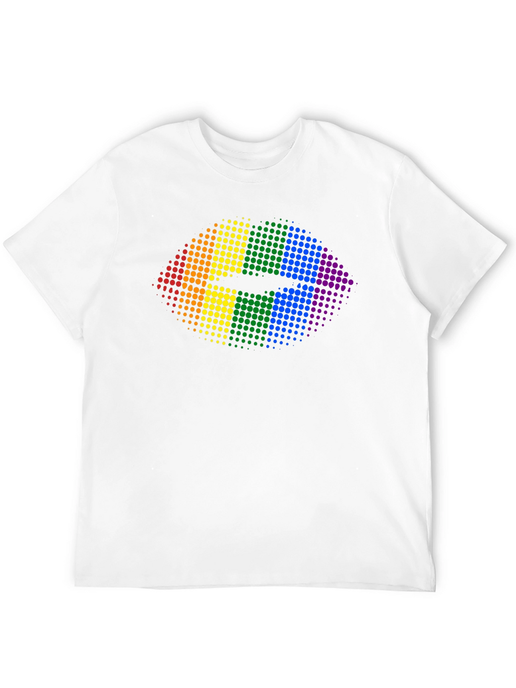 Rainbow Lips Graphic Tee - Pride Fashion
