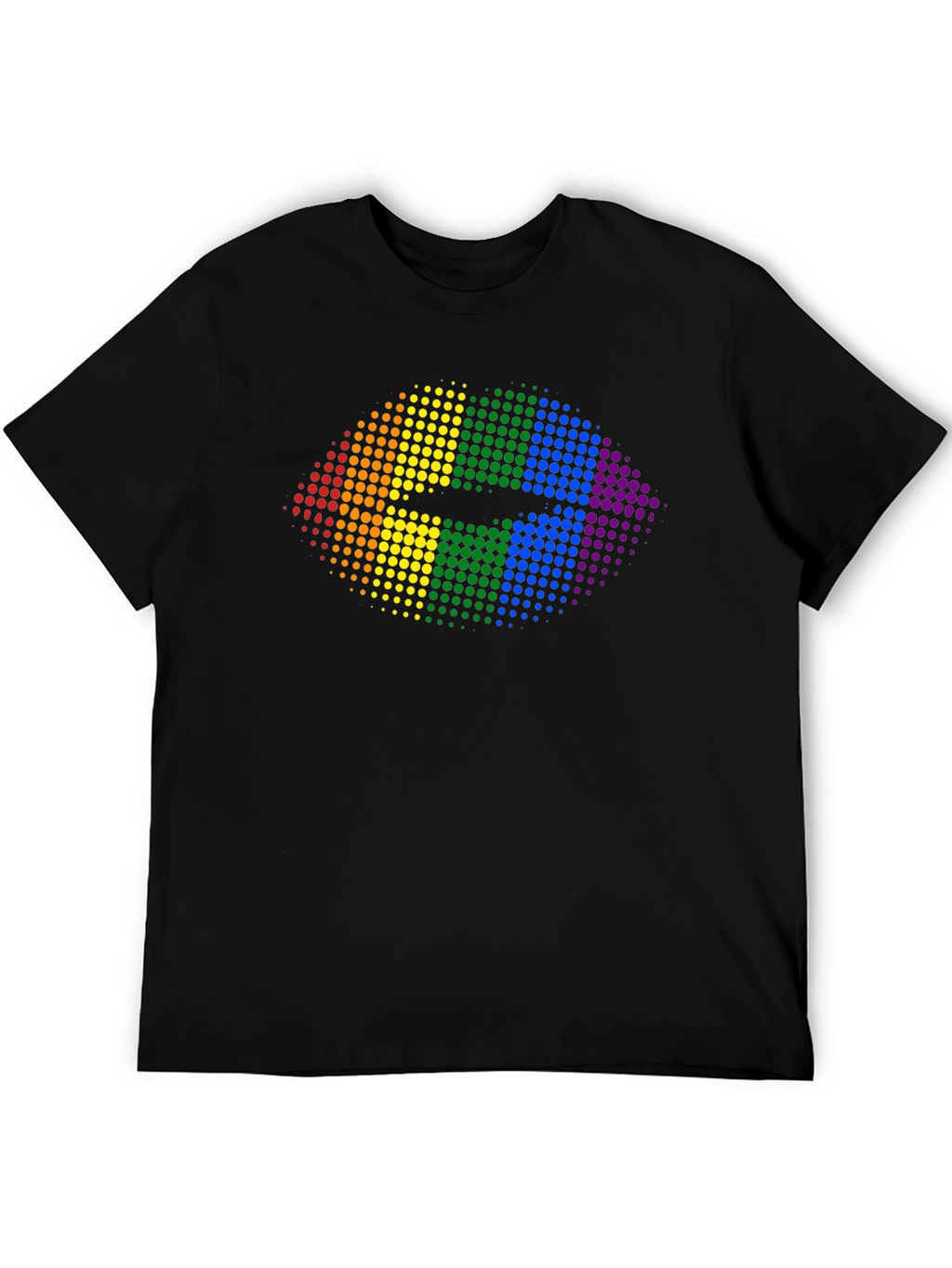 Rainbow Lips Graphic Tee - Pride Fashion