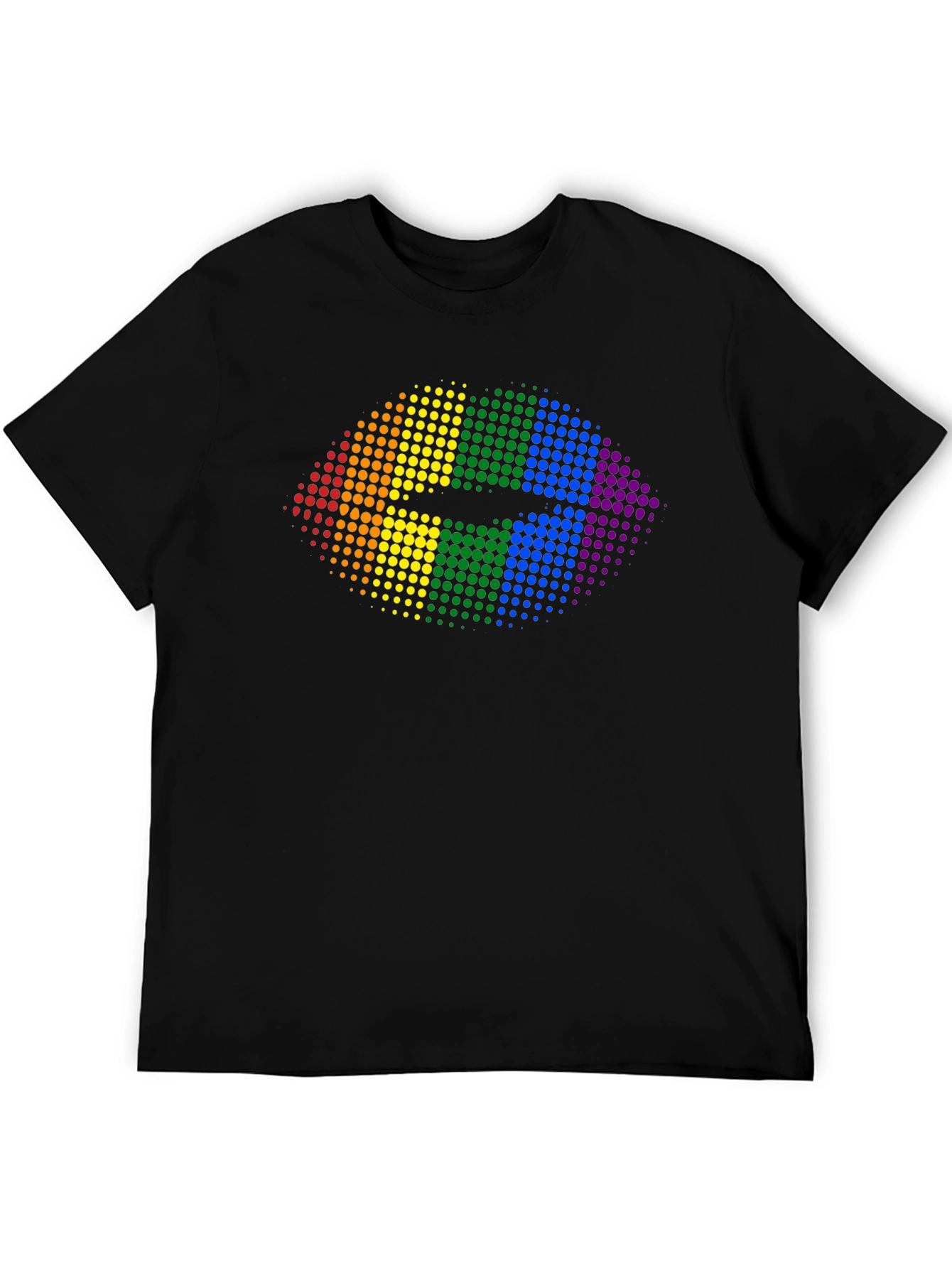Rainbow Lips Graphic Tee - Pride Fashion