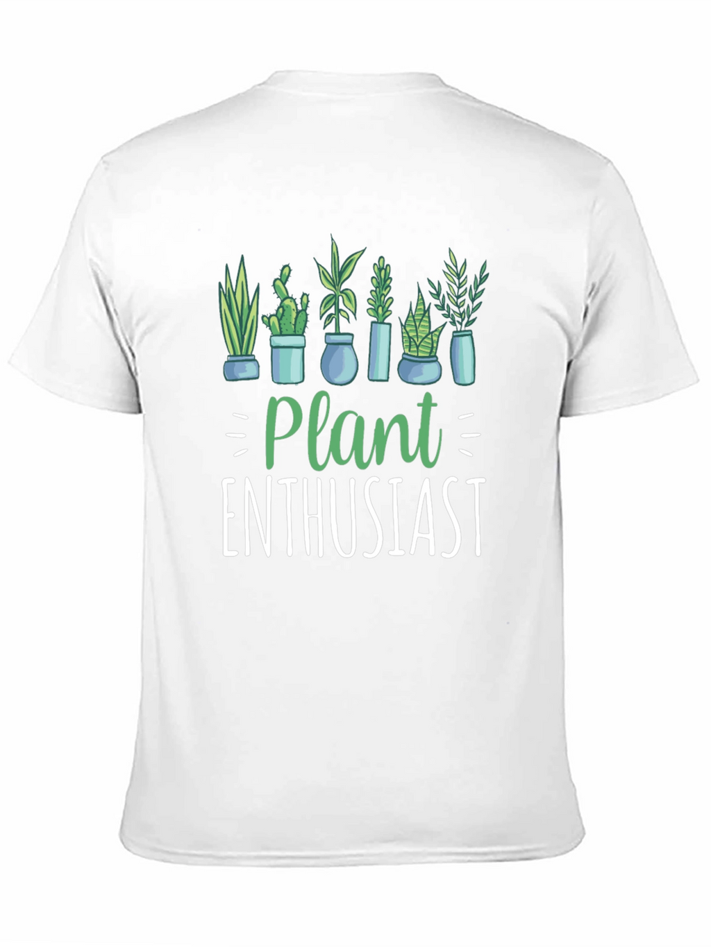 Plant Enthusiast Graphic T-Shirt - Black