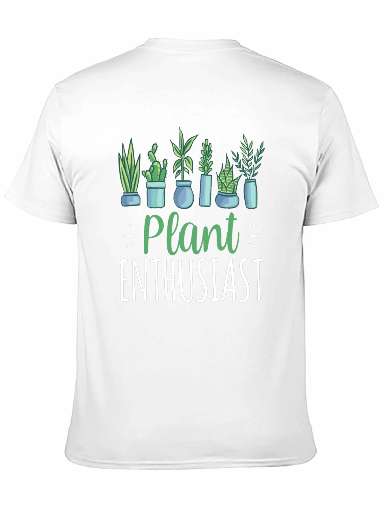 Plant Enthusiast Graphic T-Shirt - Black